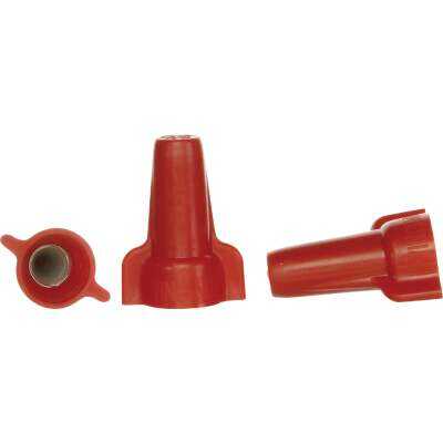 Ideal Wing-Nut Medium Red Copper to Copper Wire Connector (100-Pack)