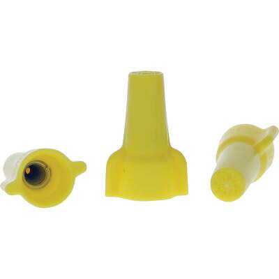 Ideal Wing-Nut Small Yellow Copper to Copper Wire Connector (100-Pack)