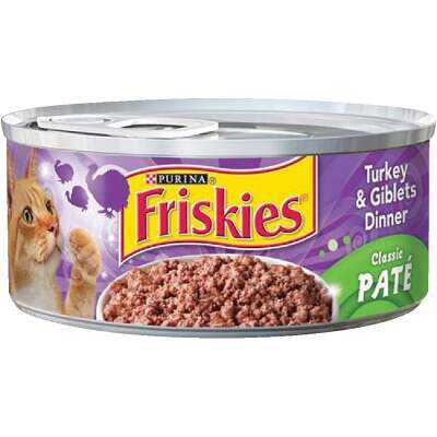Purina Friskies 5.5 Oz. Turkey & Giblets Dinner Flavor All Ages Wet Cat Food